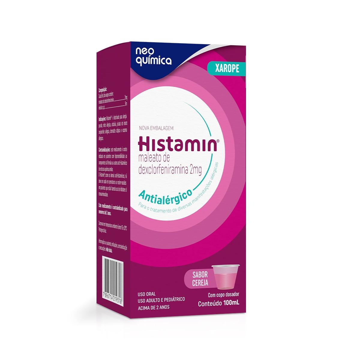 Histamin Xarope 100ml Na Drogaria Primus