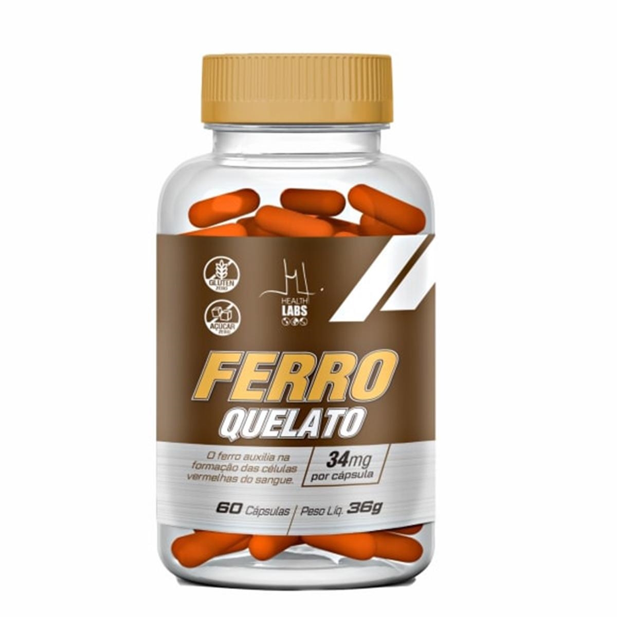 Compre Ferro Quelato Health Labs C Psulas