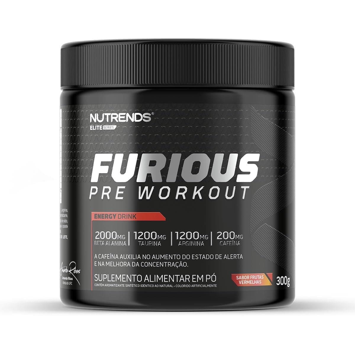 Furious Pr Workout Sabor Frutas Vermelhas G Na Drogaria Primus