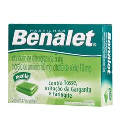 Benalet Sabor Menta - 12 Pastilhas