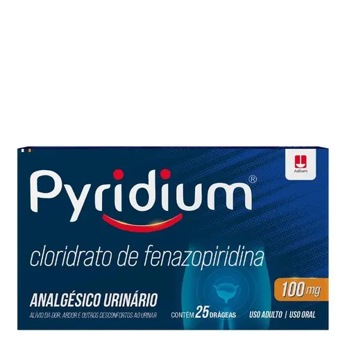 Pyridium 100mg 25 Drágeas