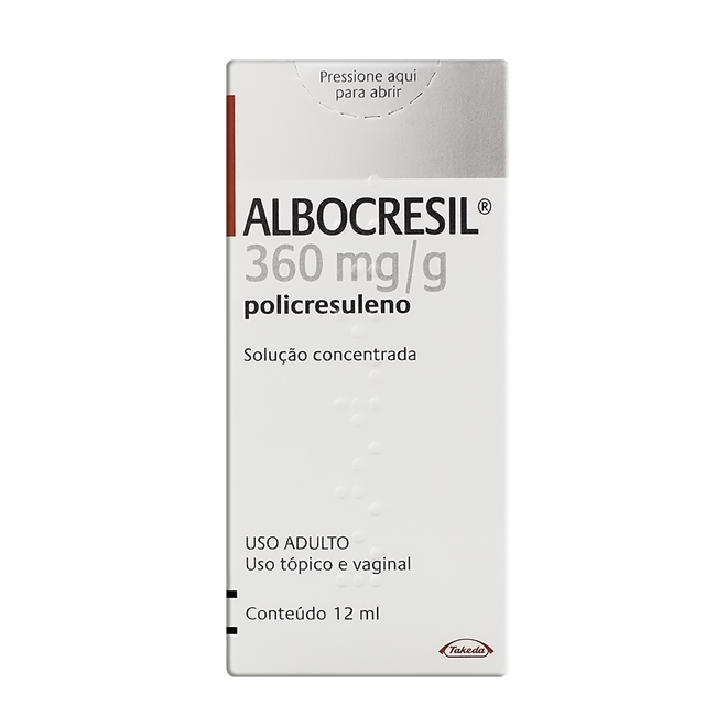 ALBOCRESIL SOLUÇÃO TÓPICA - 12ML