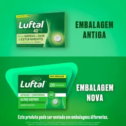 Luftal Simeticona 40mg 20 comprimidos
