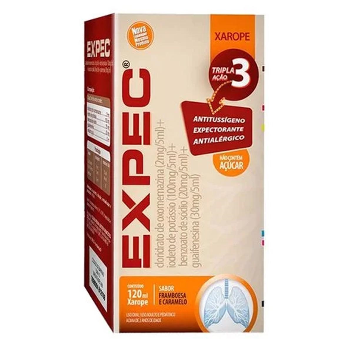 Expec Xarope Expectorante Antialérgico 120mL