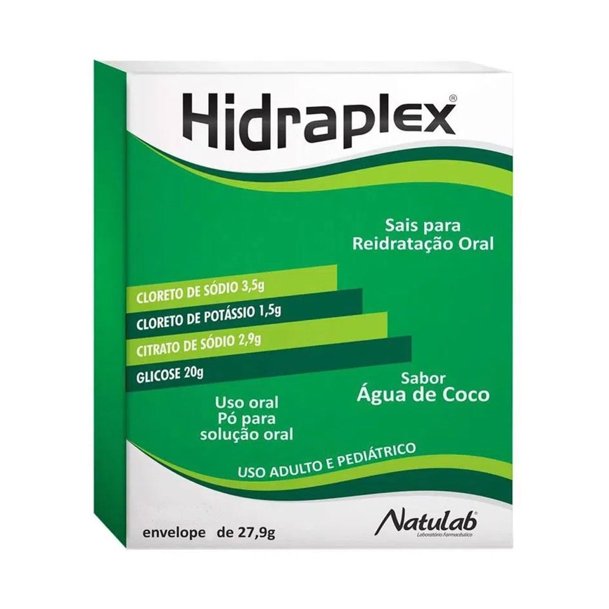 Hidraplex Sabor Água de Coco Caixa 4 Envelopes 27,9g Na Drogaria Primus