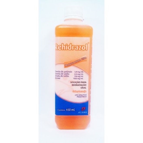 SORO PARA HIDRATACAO - REHIDRAZOL LARANJA 450ML