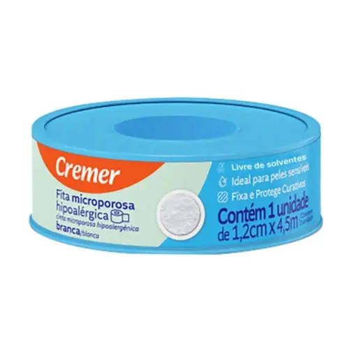 Fita Cremer Microporosa 1.2cm X 4.5m