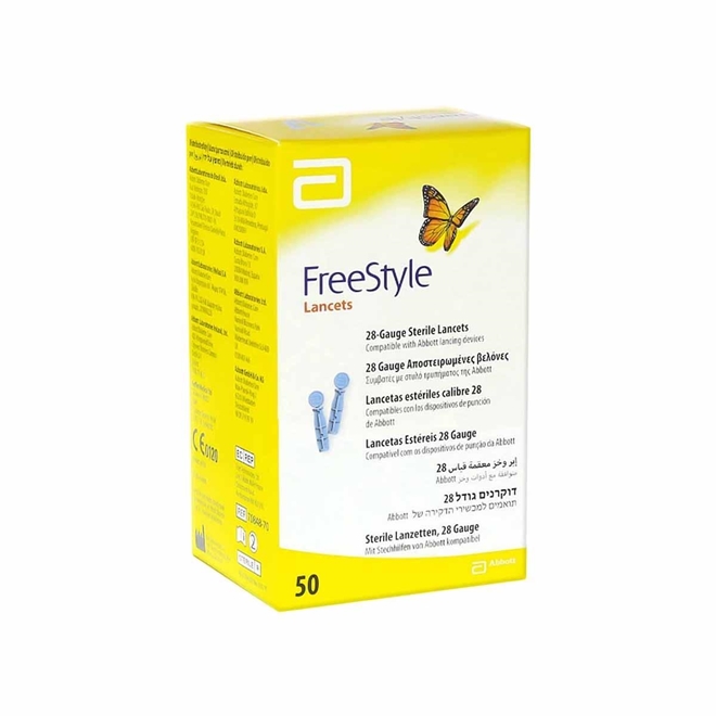 Compre Freestyle Lancets 50 Unidades Lancetas Descartáveis para Testes