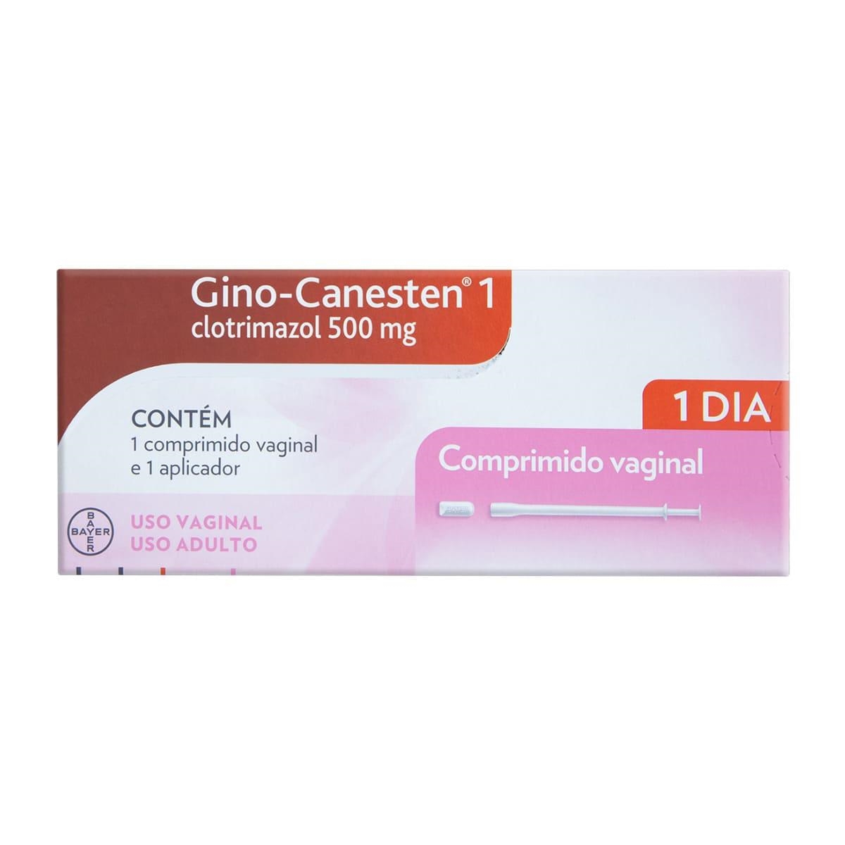 Gino Canesten 1 Dia Comprimido Vaginal Na Drogaria Primus