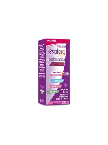Esalerg Desloratadina 1,25mg/ml Solução Em Gotas 20ml