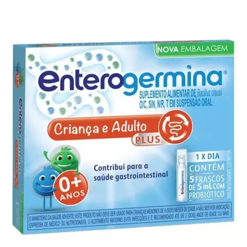 Enterogermina Plus 5 Flaconetes 5ml