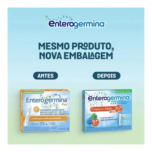 Enterogermina Plus 5 Flaconetes 5ml