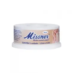 Fita Missner Microporosa Bege 1.2cm X 4.5