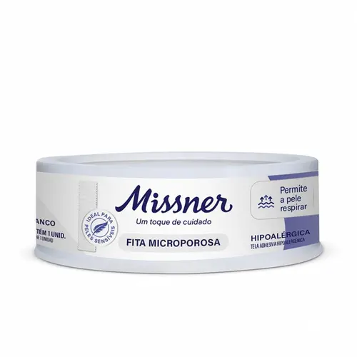 Fita Microporosa Missner 1,2cm x 4,5m