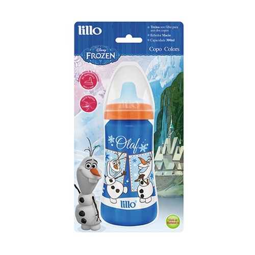 Compre Copo Lillo Colors Frozen Olaf 300ml Copo Lillo Colors Frozen