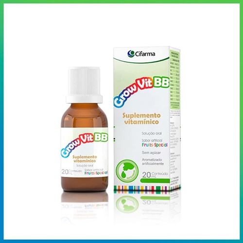 Grow Vit Bb Gotas 20ml Na Drogaria Primus