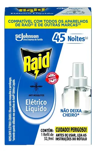 Refil Inseticida Líquido Raid