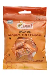 Bala de Gengibre Própolis e Mel Santa Bárbara
