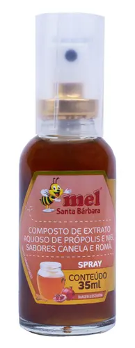 Spray Mel/propolis/roma/canela 35ml-santa Barbara