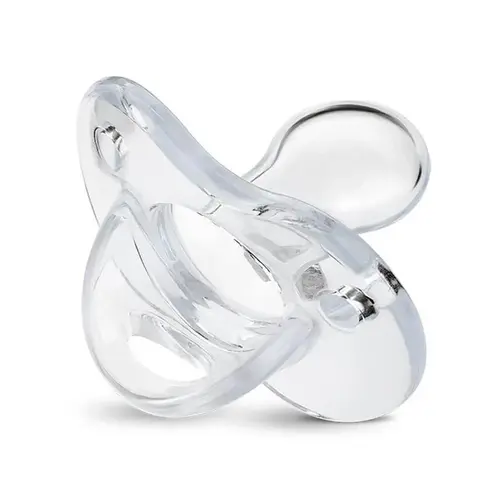 Chupeta de Silicone Lillo Soft Calming Tamanho 2 Transparente com 1 unidade