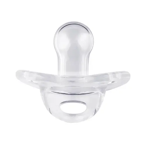 Chupeta de Silicone Lillo Soft Calming Tamanho 2 Transparente com 1 unidade