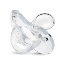 Chupeta de Silicone Lillo Soft Calming Tamanho 2 Transparente com 1 unidade