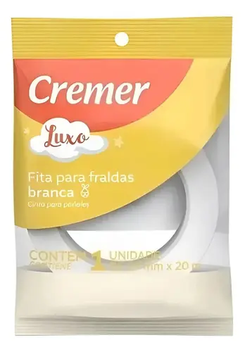 Fita Para Fraldas Cremer Cor Branca