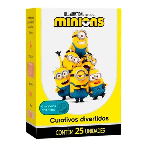 Curativo Cremer Infantil Minions - 25 Unidades