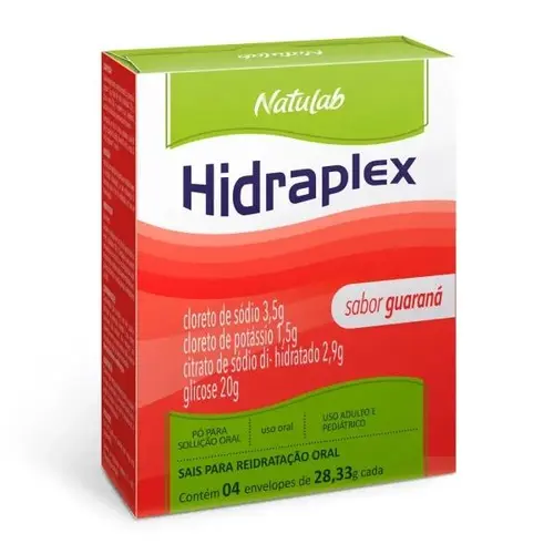 Hidraplex Sabor Guaraná Caixa 4 Envelopes 27,9g