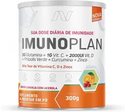 Imunoplan Suplemento Alimentar em Pó Laranja Com Acerola 300g