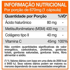 Cartiplan Colágeno Tipo II + Ácido Hialurônico - 30 Cápsulas - Nutrends