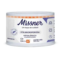 Fita Microporosa  Missner  2,5cm X 10m