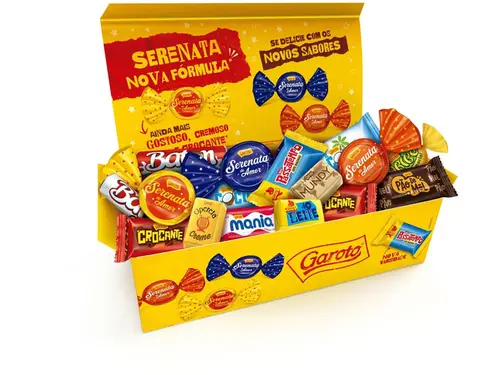Caixa de Bombons Garoto Garotices 250g - Caixa Com 16 Unidades