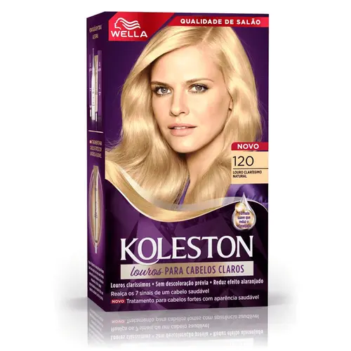 Tintura Koleston Cor 120 Louro Claríssimo Natural