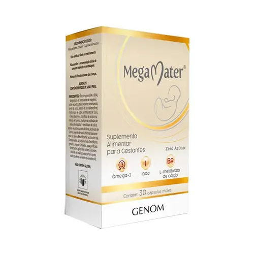 Polivitamínico Mega Mater 30 Cápsulas