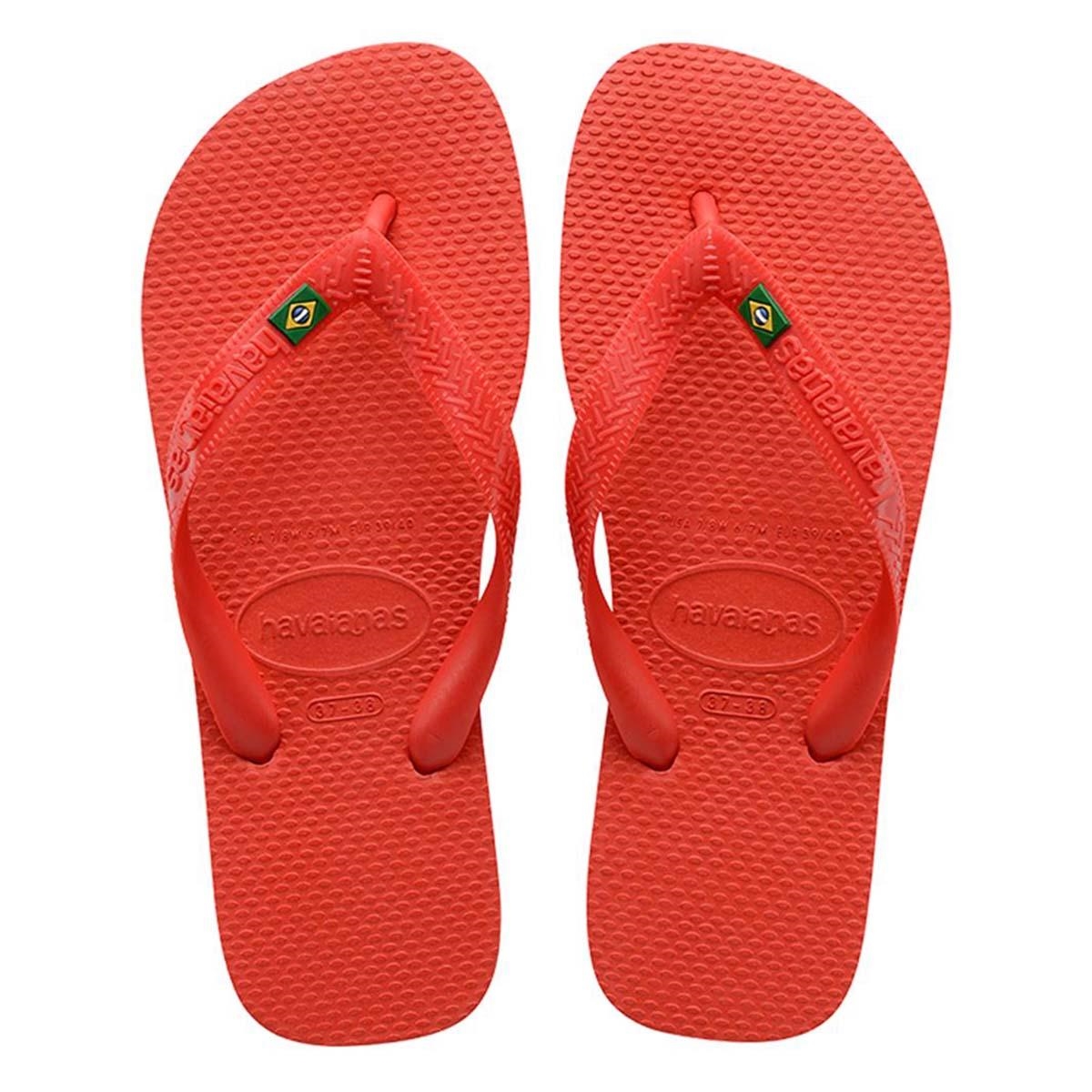 Compre Chinelo Havaianas Brasil Vermelho Crush 35/36