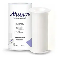 Fita Missner Microporosa  10,5cm X 4,5m