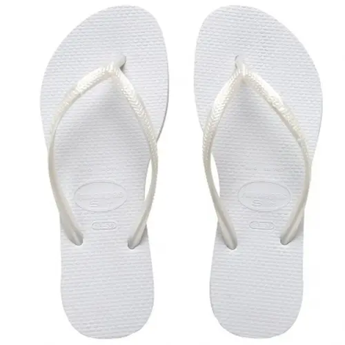 Chinelo Havaianas Slim Lisa Branco 37/38