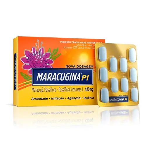 Maracugina 420mg 20 Comprimidos Revestidos