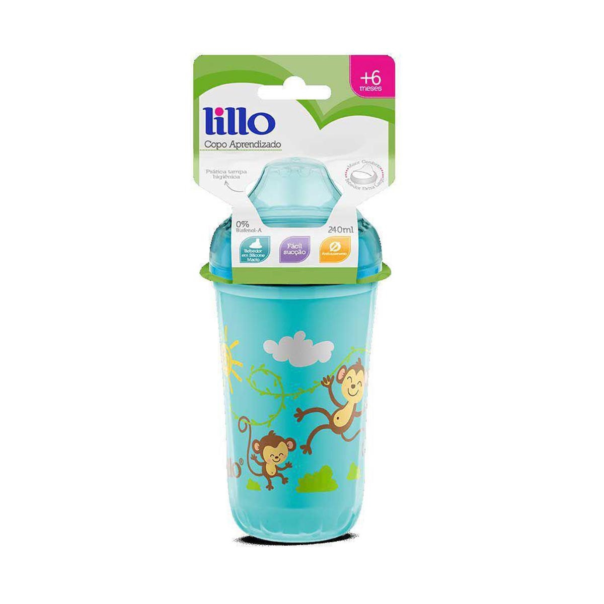 Compre Copo Aprendizado Lillo Azul Com Bico De Silicone Ml Ref