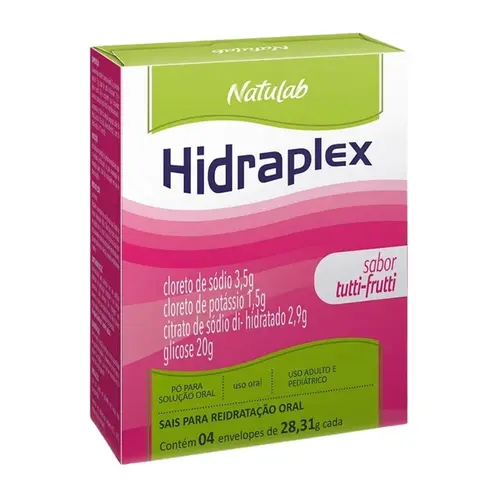 Hidraplex Sabor Tutti Frutti Caixa 4 Envelopes 28,31g