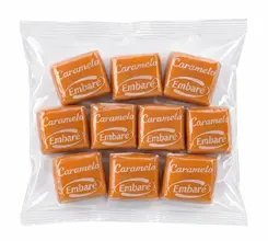 Bala de Caramelo Ao Leite Original Embaré 10 Unidades