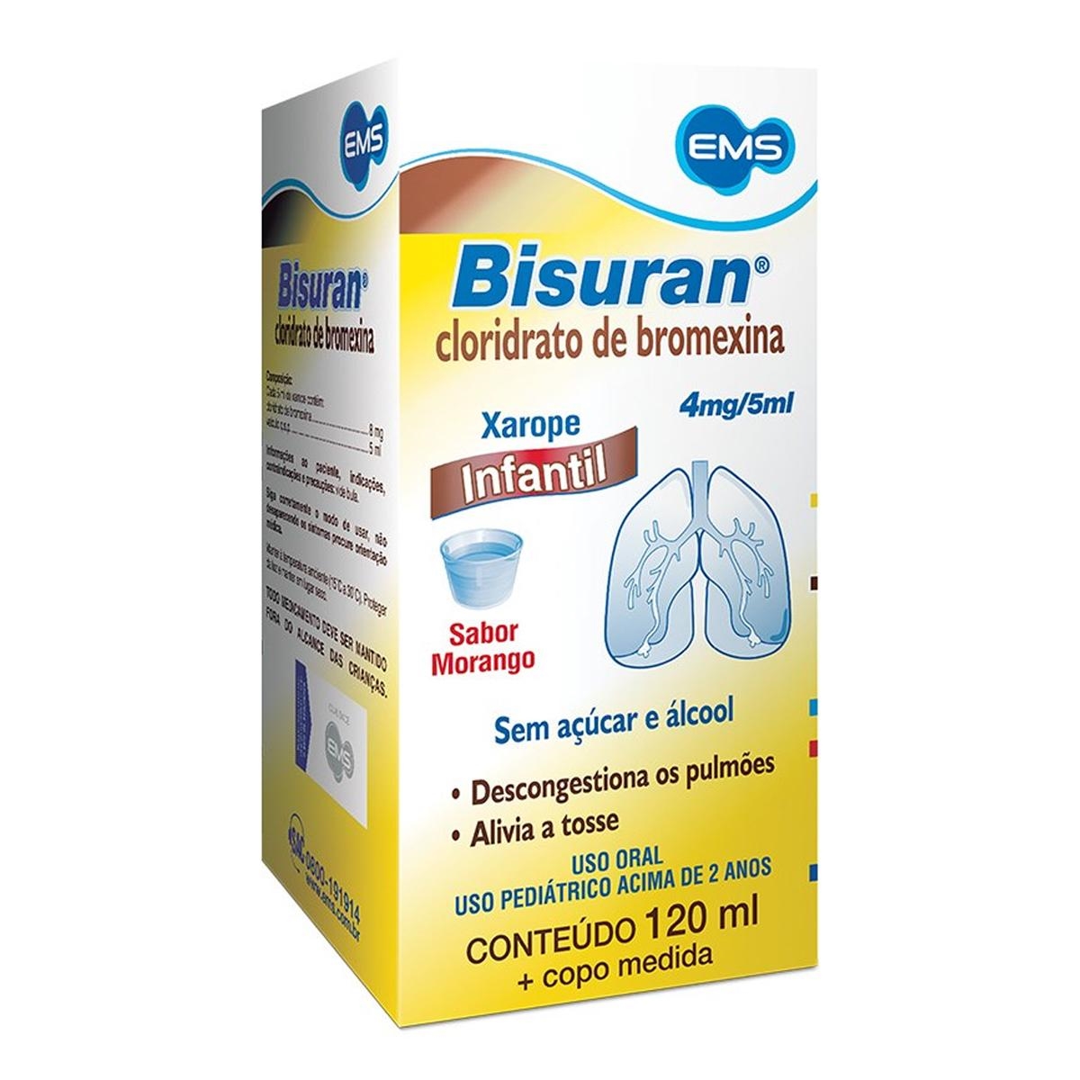 Compre Bisuran Xarope Infantil Com 120ml