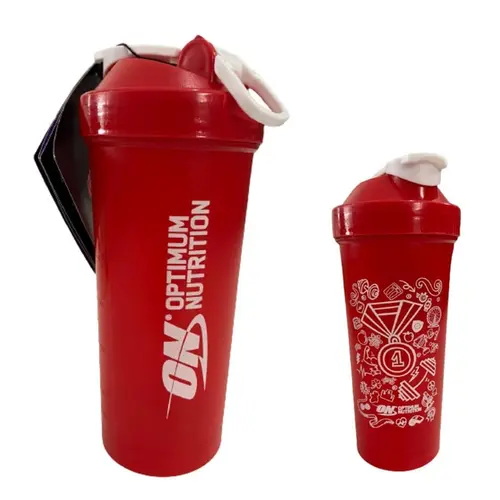 Coqueteleira Optimun Vermelha 600ml