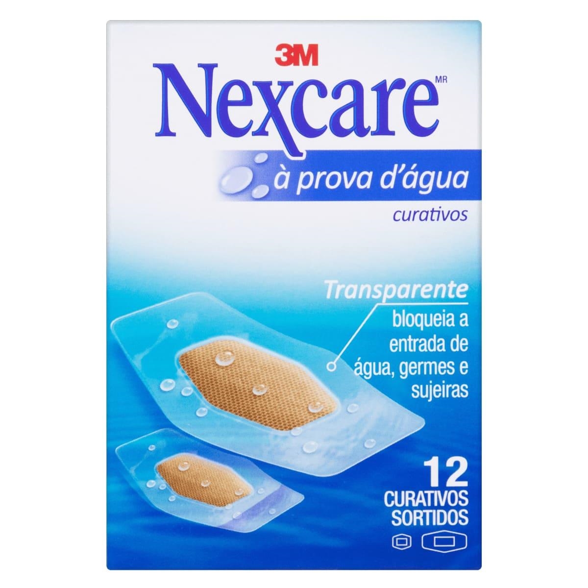 Curativo 3M Nexcare À Prova D'água 12 Unidades Sortidas Na Drogaria Primus