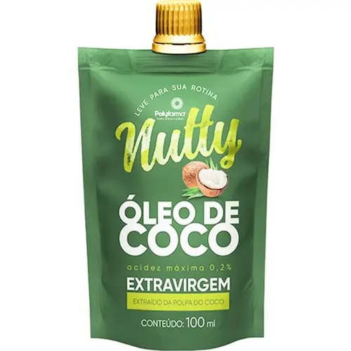 Óleo de Coco Nutty Extra Virgem Pouch 100ml