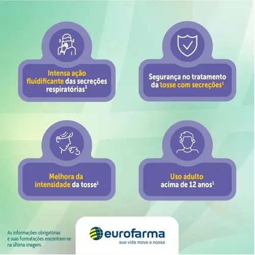 Acetilcisteina 200Mg 16 Envelopes Eurofarma