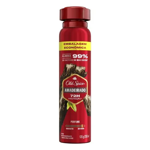 Desodorante Old Spice Aerosol Amadeirado 124g