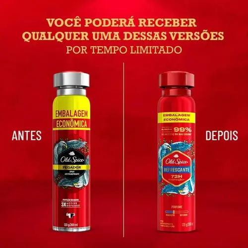 Desodorante Aerosol Old Spice Refrescante 200ml/ 124g