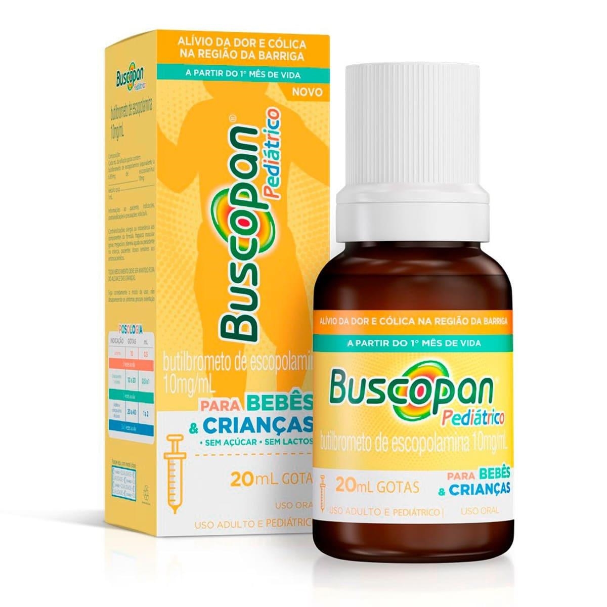 Buscopan Pediátrico Butilbrometo de Escopolamina 10mg/ml Solução Oral ...